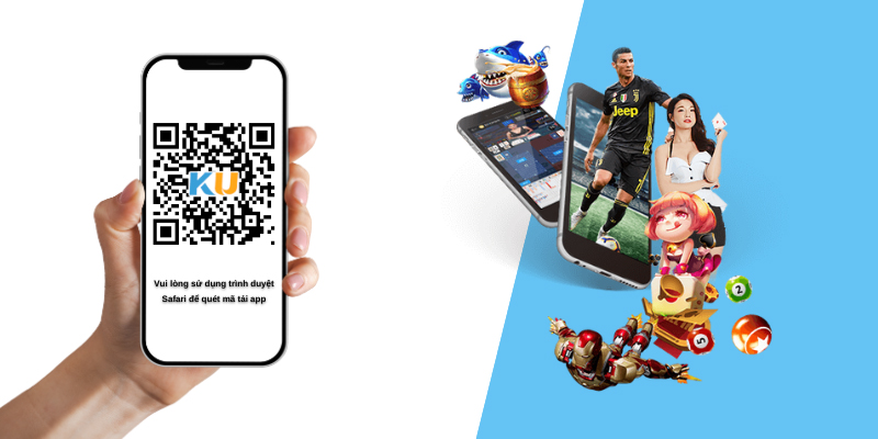 Quét mã QR tải Ku iOS